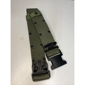 USGI Military Nylon Green Pistol Belt Medium Waist Under 30” Individual